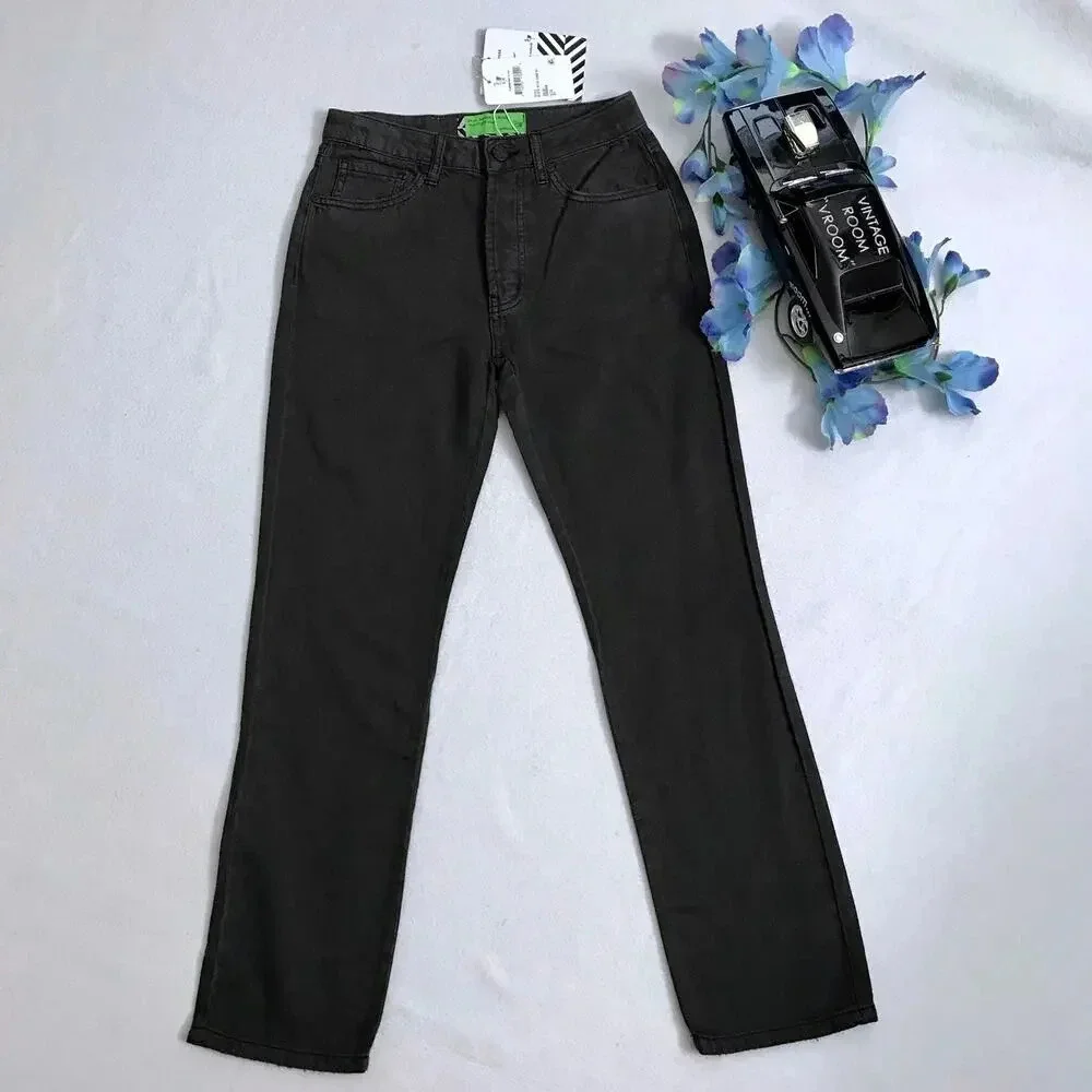 Free People Sandrine Rose NWT Dark Grey Mid Rise Ankle Jeans Women Various